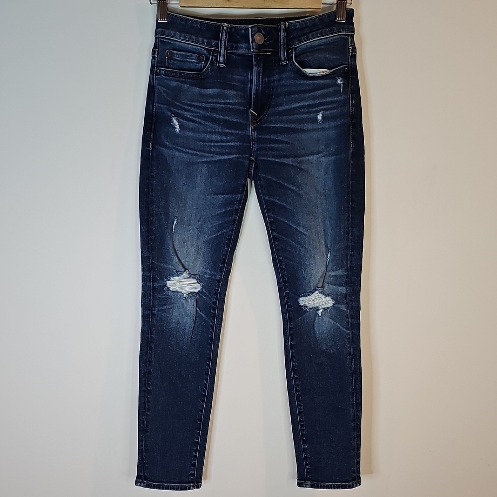 American Eagle Next Level Airflex 26x28 Dark Wash Skinny Jeans